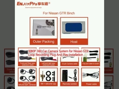 Σύστημα κάμερας αυτοκινήτου 1080P 360 για την Nissan GTR