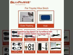 Αναζητήστε την κορυφαία παρακολούθηση αυτοκινήτων με σύστημα κάμερας αυτοκινήτου 360 για την Toyota Hilux