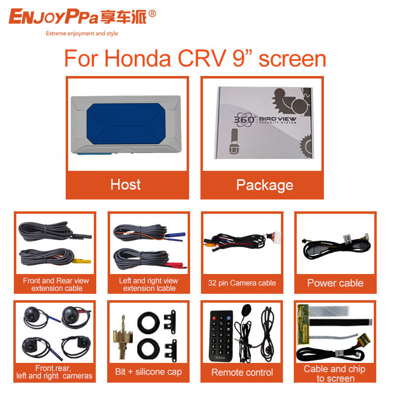 Καινοτόμο σύστημα κάμερας 360 χιλιοστών για Honda CRV
