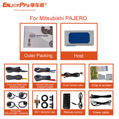 Σύστημα κάμερας οχήματος 1GB LPDDR4 360 για Mitsubishi PAJERO LCD Screen Bird View DVR