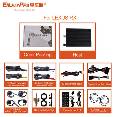 Ασύρματο τηλεχειριστήριο 360 Car View Camera System για Lexus RX CQC πιστοποιημένο