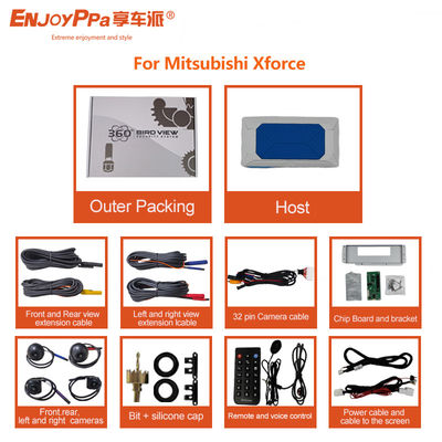 12.3 ιντσών οθόνη 360 αυτοκινητοκάμερα για Mitsubishi Xforce με νυχτερινή όραση